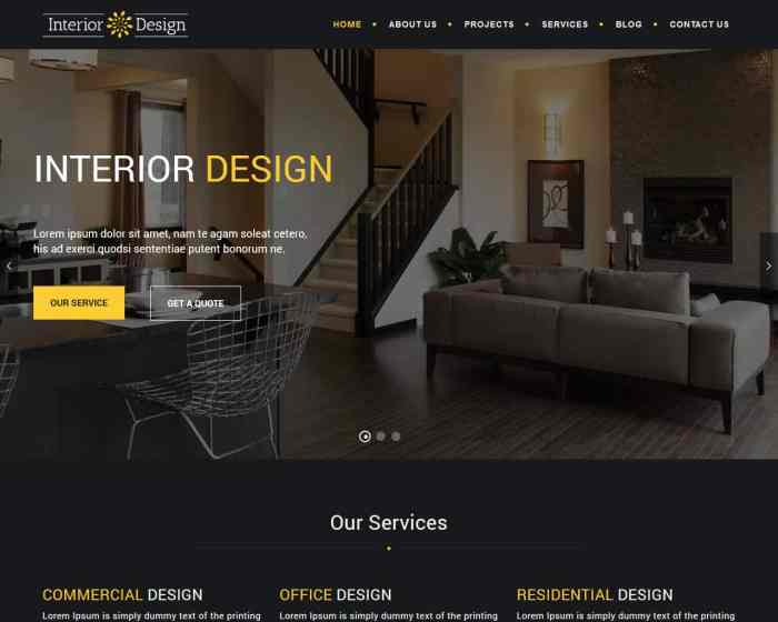 12 Best Interior Design Website Templates 2024 - TemplateMag